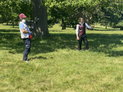 Alex Sultoon Marcus McSorley by the oak tree