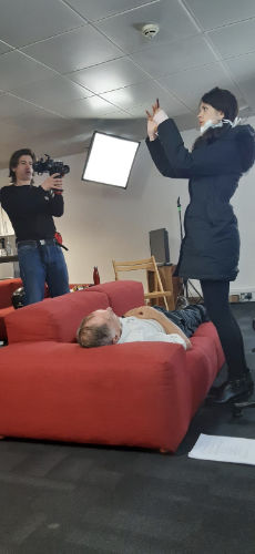 Jennifer David Syringe rehearsal